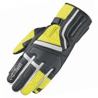 Tour moto rukavice Held TRAVEL 5 vel.11 černá/fluo žlutá, kozí kůže